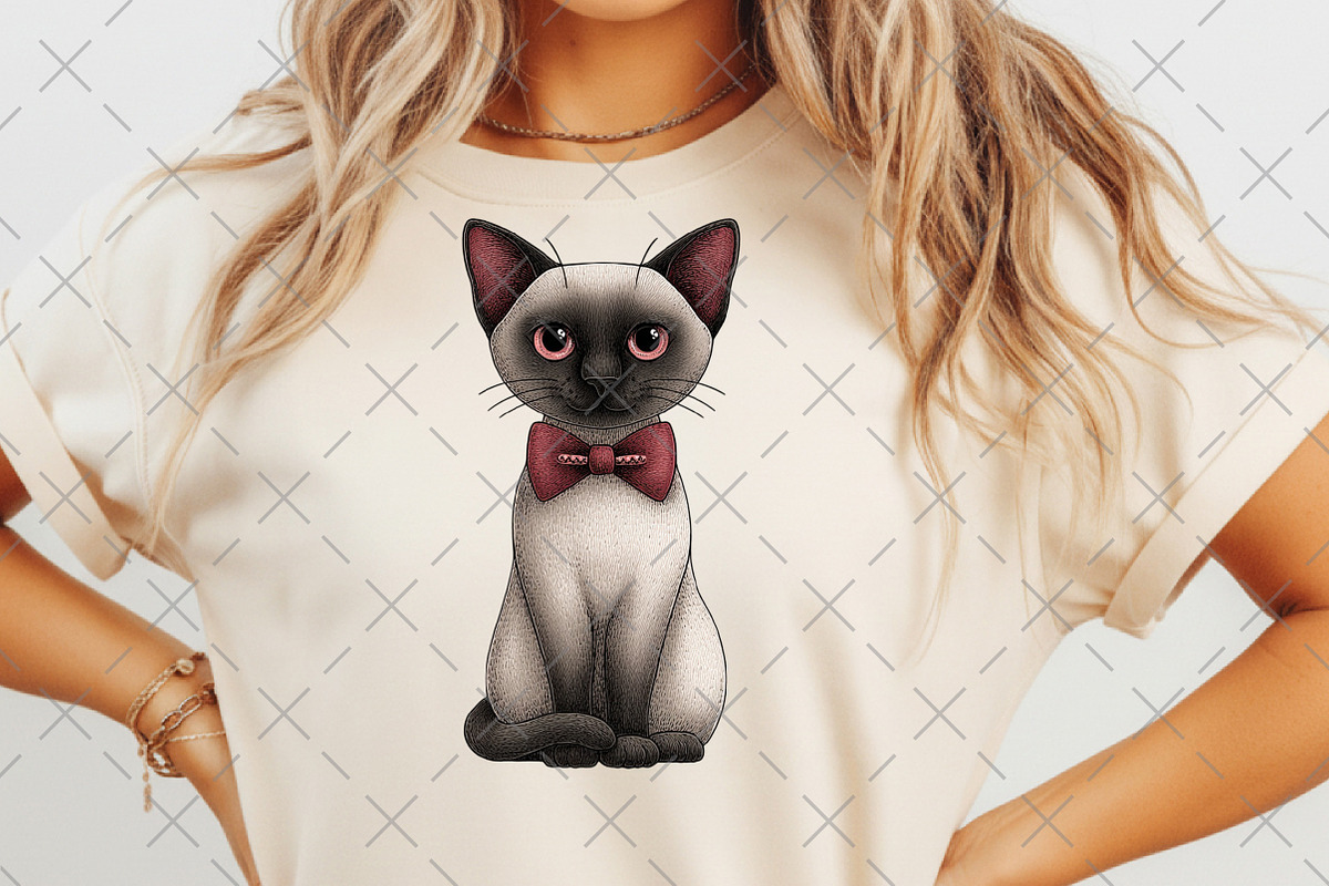 Whimsical Cat PNG, an Illustration by Craft Nest (Photo 4 of 6)