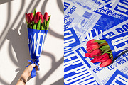 Bouquet Tissue Wrapping Paper Mockup, a Merchandise Mockup by creatsy5 (Thumbnail 21 of 22)