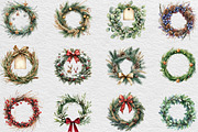 Grass Wreath Christmas Sublimation, an Illustration by Black Bird Studio (Thumbnail 6 of 6)