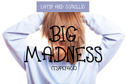 Font Big Madness (Latin & Cyrillic), a Script Font by Alyonka_lis (Thumbnail 1 of 10)