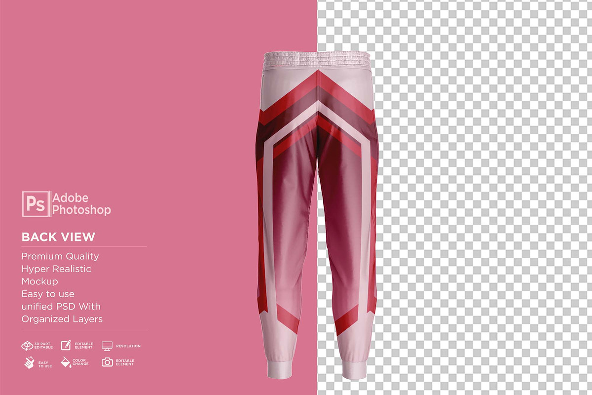 Men's Sport Pants Mockup, a Hoody Mockup by Nanggroe Scripting (Photo 5 of 9)