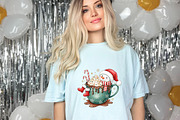 Christmas Snowman Hot Cocoa Png, an Illustration by designcity5 (Thumbnail 2 of 8)