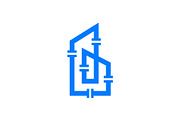 Building Construction Pipeline Logo, a Branding & Logo Template by Buqancreative (Thumbnail 3 of 4)