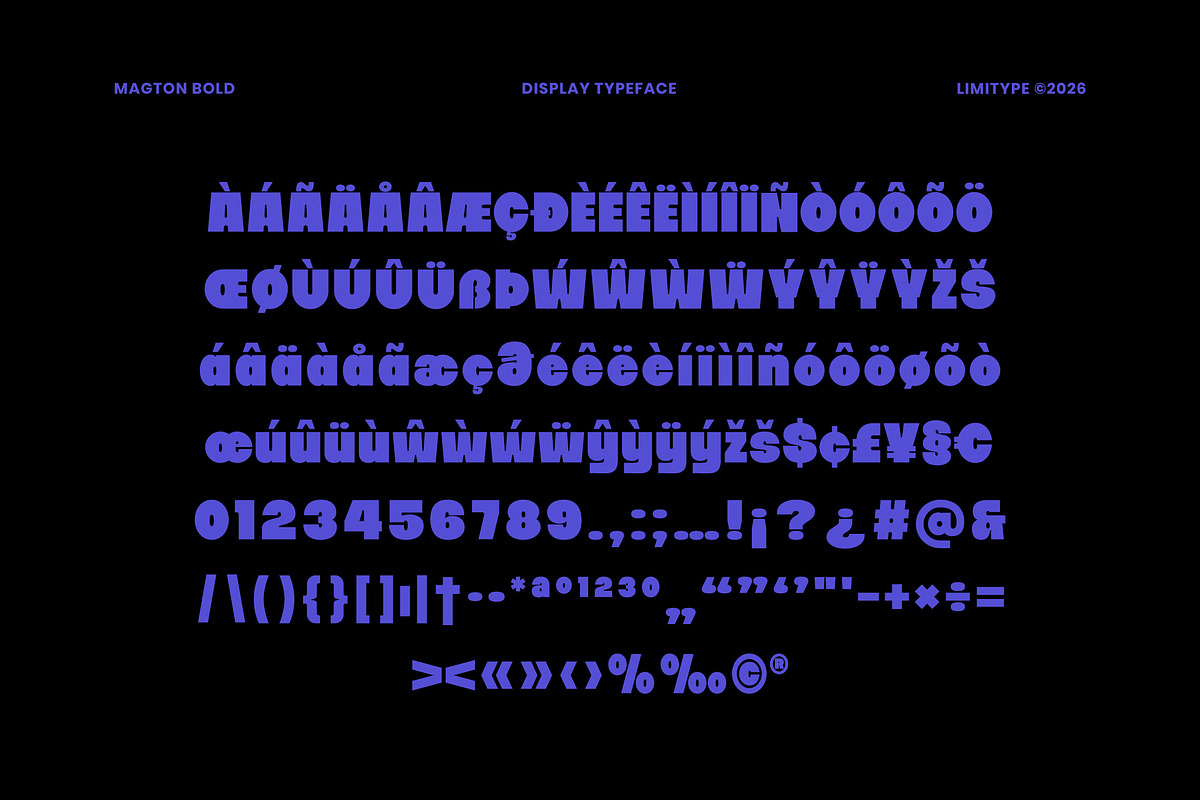 Magton - Bold Display Font, a Sans Serif Font by limitype (Photo 9 of 10)