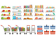 People in a supermarket, a Food Illustration by Gurza SHOP (Thumbnail 6 of 6)