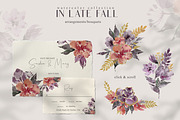 Watercolor AUTUMN FLORAL collection, an Illustration by Tiana Geo (Thumbnail 2 of 9)