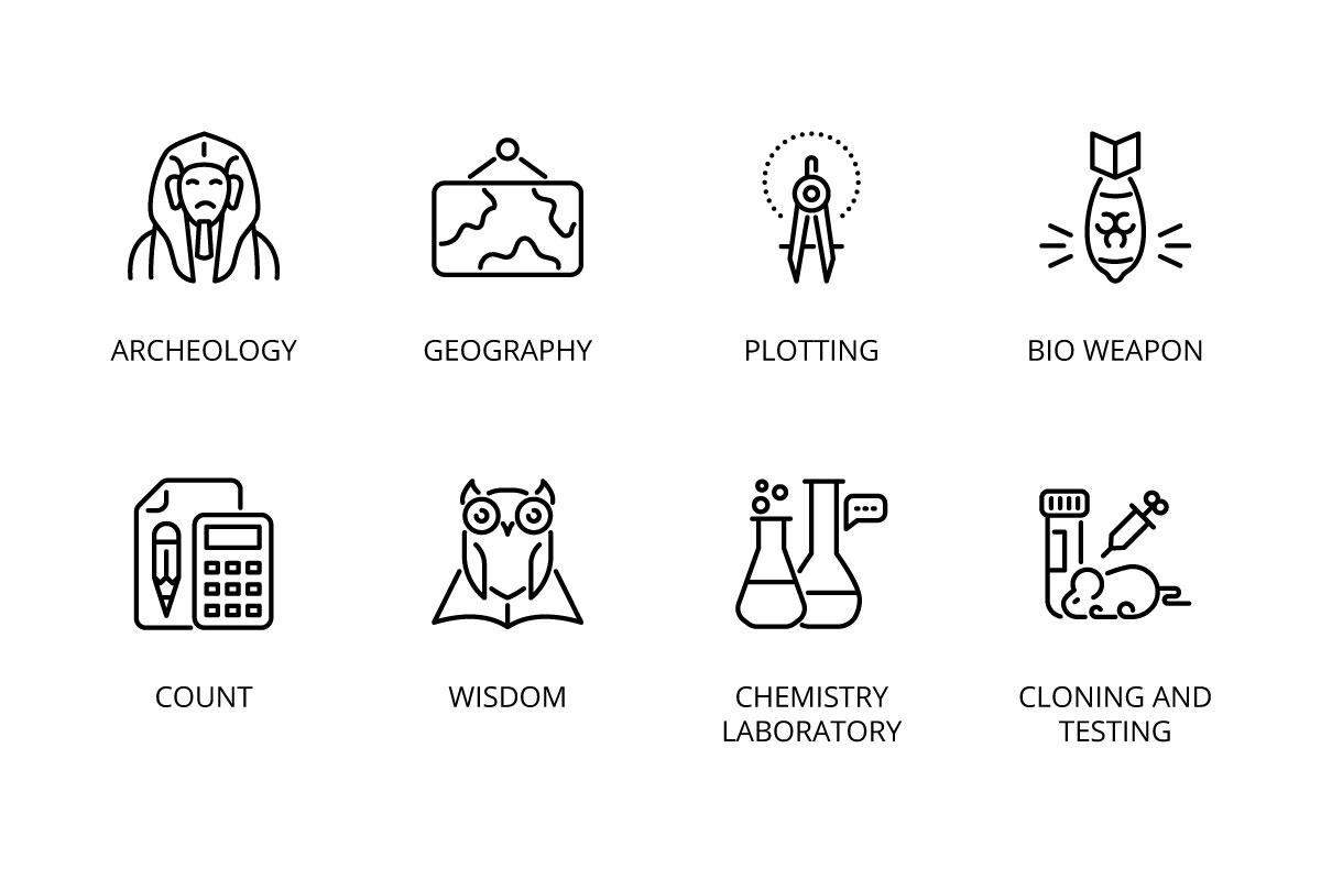 96 Science icons, an Outline Icon by vectorstank (Photo 8 of 14)