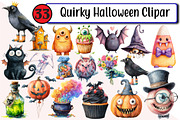 Quirky Halloween Clipar, an Illustration by Design Market (Thumbnail 1 of 3)