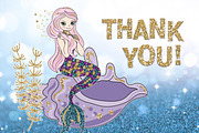 BEAUTIFUL MERMAID, a Decorative Illustration by FARAWAYKINGDOM (Thumbnail 5 of 5)