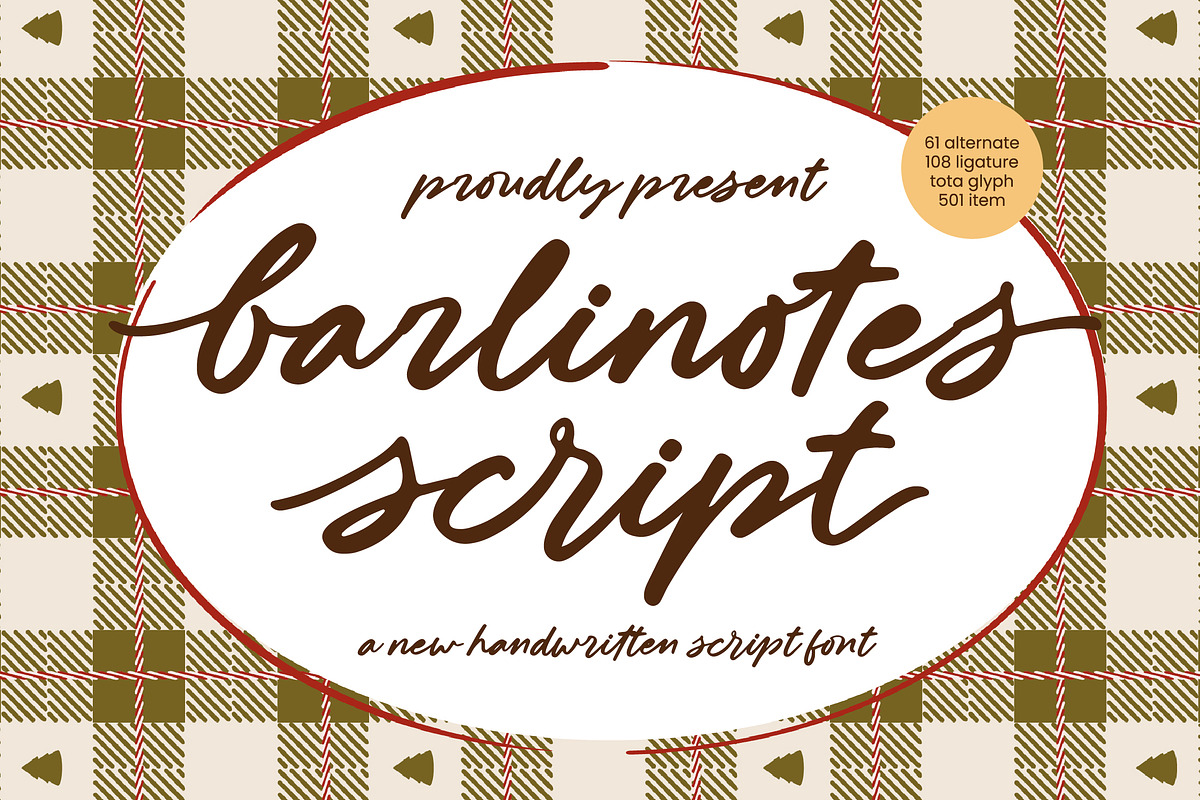 Barlinotes - New Handwritten Script, a Script Font by Letterena Studios Script (Photo 1 of 20)