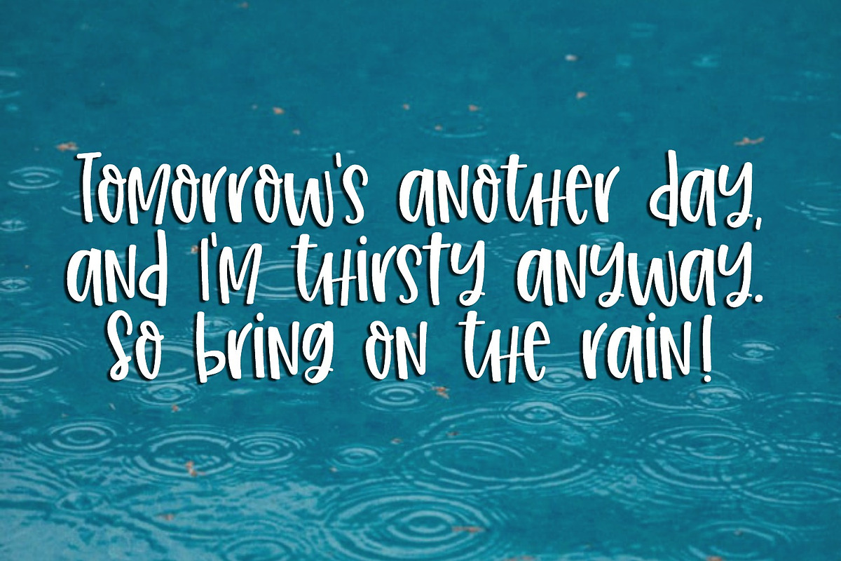 Seriously Though Handwritten Font preview 7