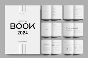 Book Template Layout, a Magazine Template by ContestDesign