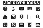 300 Glyph Essential Icons, a Solid Icon by alexdndz (Thumbnail 1 of 21)