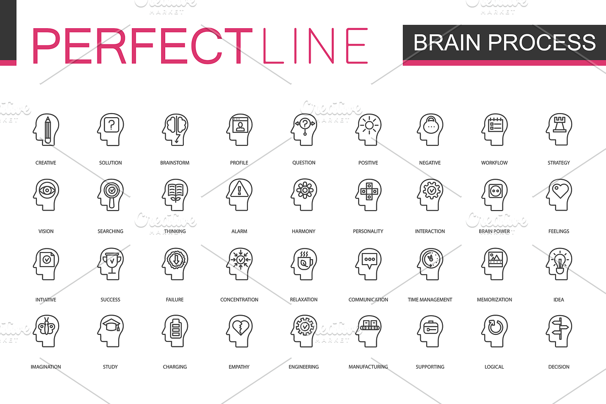 180 Perfect Line icons., a Graphic by Lemberg Vector
