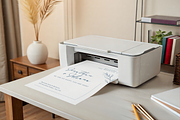 Home Office Printer Paper Mockup Set, a Product Mockup by TatiMockup (Thumbnail 3 of 5)