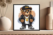 Hip Hop Bear Png, Funny, an Illustration by DreamCafeArt (Thumbnail 6 of 7)