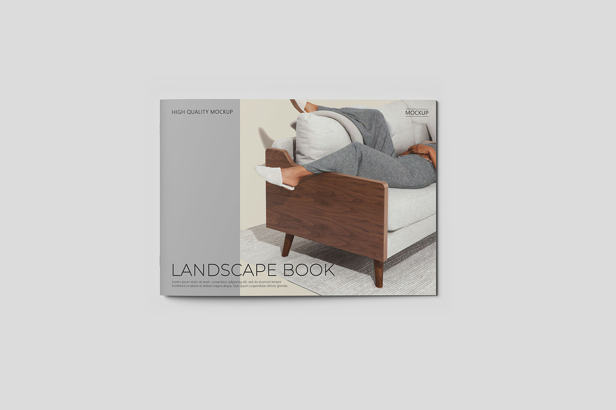 Landscape Brochure/Book Mockup, a Books & Magazine Mockup by Jestdio (Photo 5 of 15)