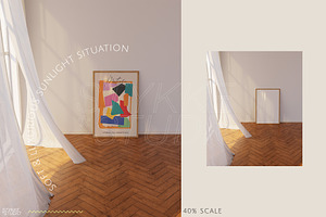 Frame Mockup Sun Glass Reflection