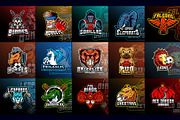 50 Animals Sport Mascot Team Badge, a Branding & Logo Template by Becris (Thumbnail 5 of 7)