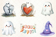 Halloween Kawaii Spooky Clipart, an Illustration by Libby Wishes (Thumbnail 5 of 6)