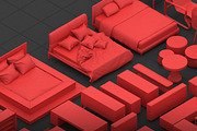 Basemesh Furniture collection, a Furniture 3D Model by MohamedHussien1 (Thumbnail 2 of 8)