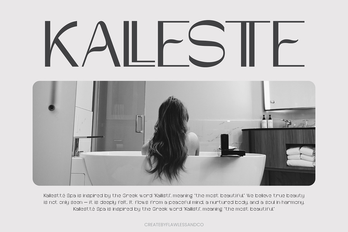 Amoura - Beauty Sans Serif Font, a Sans Serif Font by Flawless And Co (Photo 5 of 10)