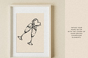 Liquid Splash From Champagne Toast, an Object Illustration by CraftingOnSunday (Thumbnail 3 of 3)