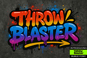 Bubble Graffiti Font, a Script Font by Art StoreID (Thumbnail 2 of 12)
