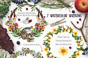 Watercolor Alchemy Medicinal Herbs, an Illustration by Fluffy Unicorn (Thumbnail 3 of 10)