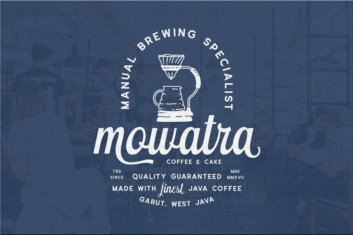 Schramberg Font Duo + Logo Template preview 7