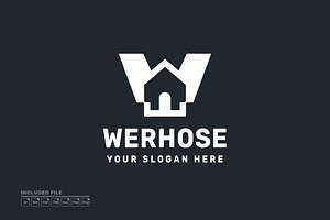 Letter W with Real Estate Logo, a Branding & Logo Template by yuanesei
