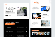 Agency Landing page Design, a Landing Page Template by UiDex (Thumbnail 2 of 4)