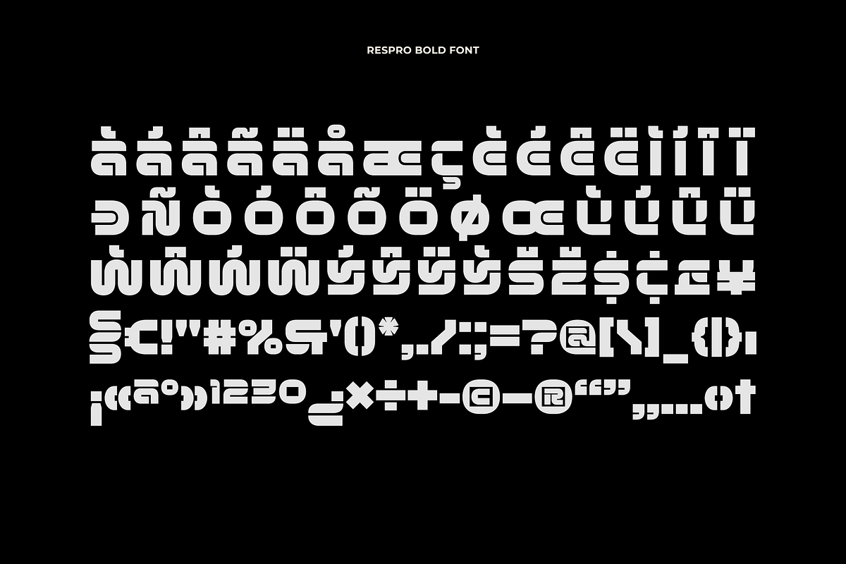 Respro - Display Font, a Sans Serif Font by limitype (Photo 12 of 13)