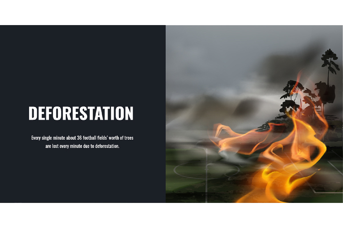 Vector Realistic Deforestation Set, an Animal Illustration by Zonda (Photo 7 of 12)