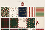 100 Elegant Christmas Backgrounds, a Background Graphic by PeDe Designs (Thumbnail 15 of 17)