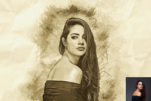 Portrait Sketch Art Photoshop Action