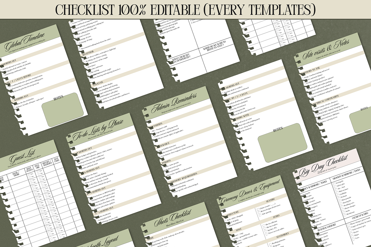 The Ultimate Wedding Day Binder, a Brochure Template by PixelBloomClub (Photo 2 of 8)