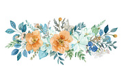 Rustic Orange Floral Set, an Illustration by Designer_Momina (Thumbnail 15 of 16)