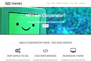 Corporator - Multipurpose WP theme, a WordPress Template by NsThemes (Thumbnail 1 of 2)