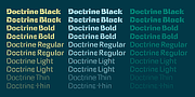 Doctrine Stencil, a Sans Serif Font by Barnbrook Fonts (Thumbnail 2 of 6)
