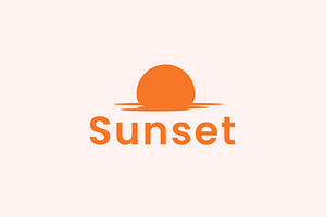 sunset logo vector icon illustration, a Branding & Logo Template by Dyn Studio