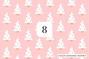 8 Cute Christmas Seamless Patterns, a Pattern Graphic by Adrienne Morris (Thumbnail 9 of 9)