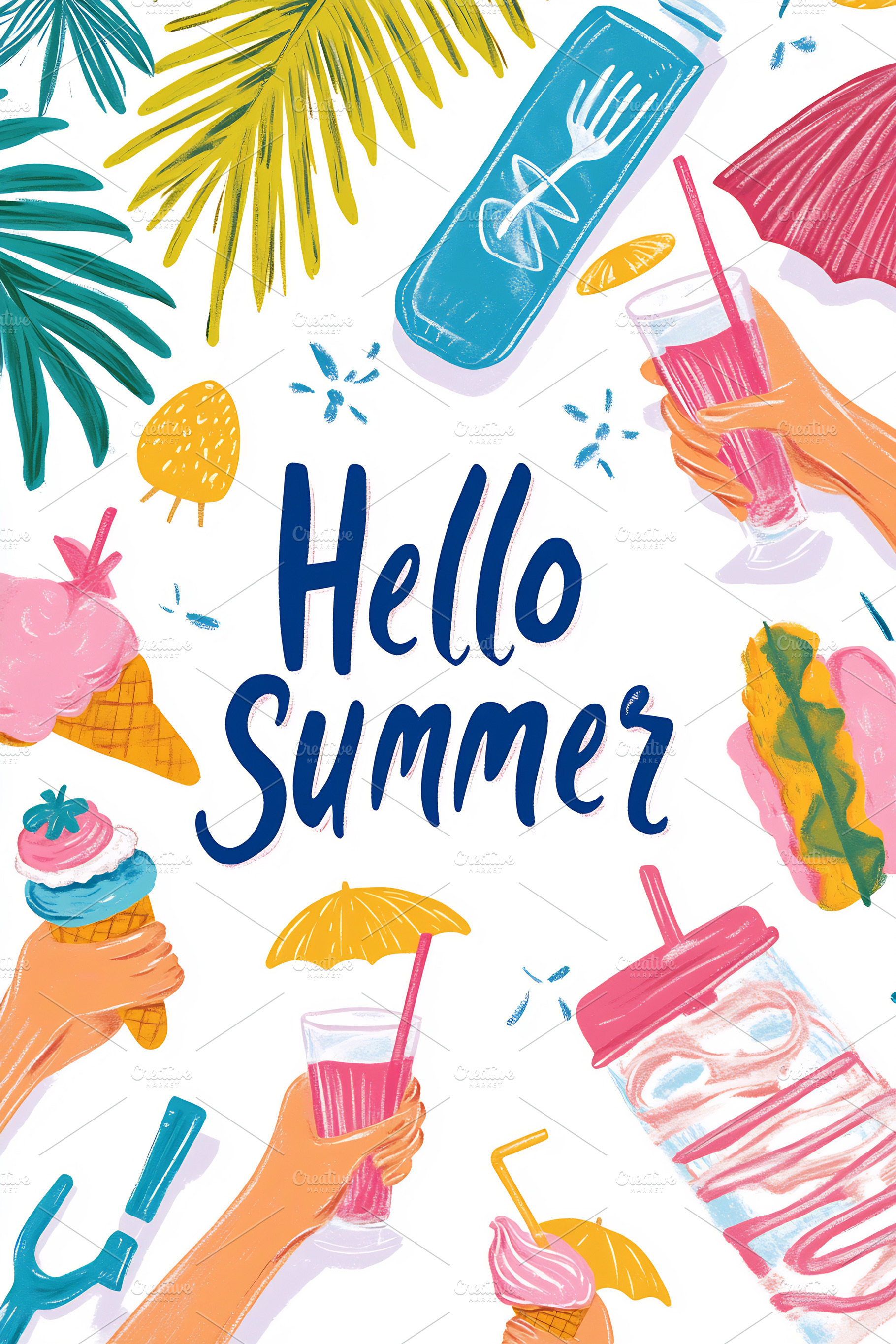 Summer fun and treats await!, a Background Photo by Beautiful things