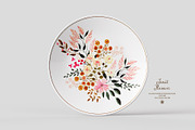 Sweet Flowers - watercolor set, an Illustration by Webvilla Studio (Thumbnail 3 of 8)