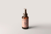Amber Glass Spray Bottles Mockups, a Cups & Container Mockup by pmvch (Thumbnail 6 of 20)