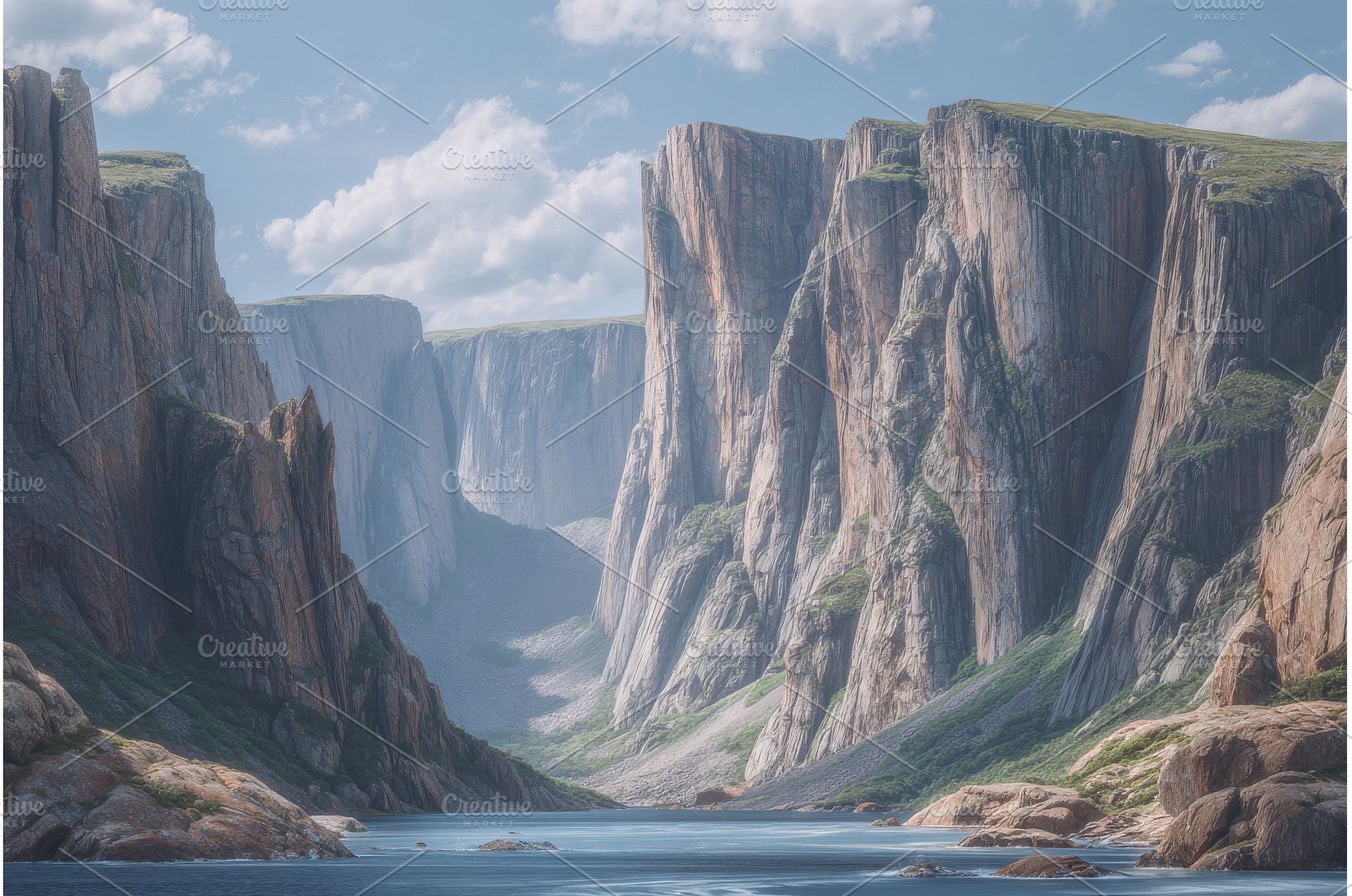 Western Brook Pond is located in, a Nature Photo by ZinetroN