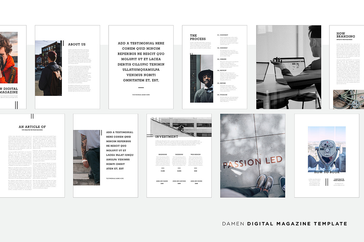 Damen Digital Magazine Template, a Magazine Template by Christie Evenson (Photo 9 of 9)