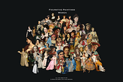 900+ Famous Paintings Clipart Bundle, an Object Graphic by Lilithcollageart (Thumbnail 4 of 10)