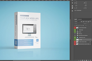 Multipurpose Product Box Mockup