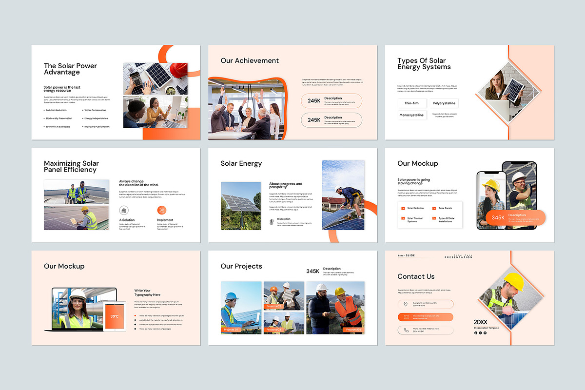Solar Pane Presentation Template, a Presentation Template by evgenystudio (Photo 8 of 8)